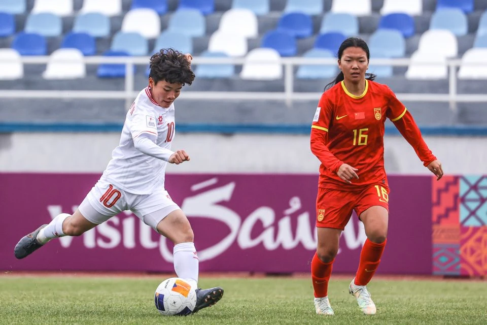 Bàn thắng của Ngọc Minh Chuyên vào top bàn thắng đẹp tại giải châu Á 2024- Ảnh 1.