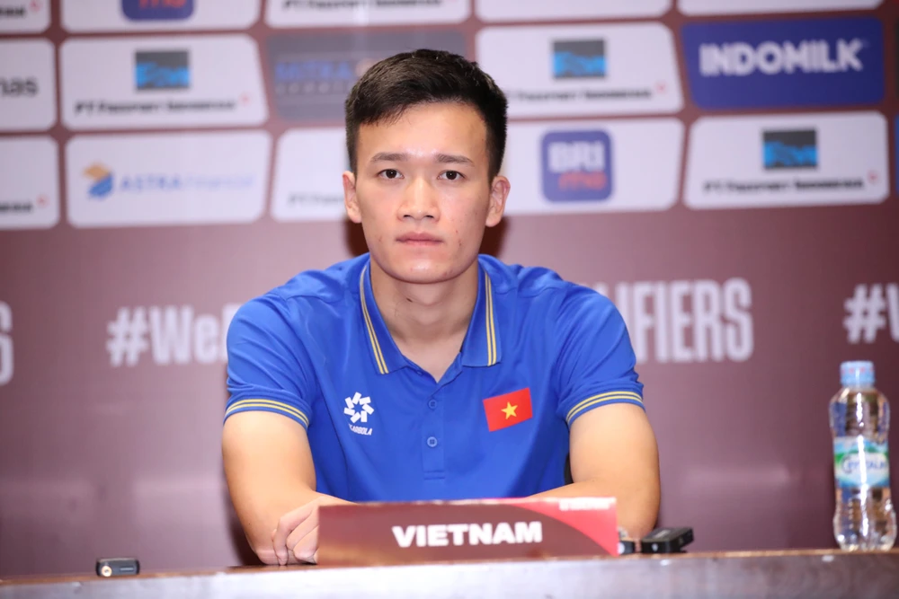 Nguyễn Hoàng Đức trở lại đội tuyển Việt Nam sau khi vắng mặt ở Asian Cup 2023 vì chấn thương