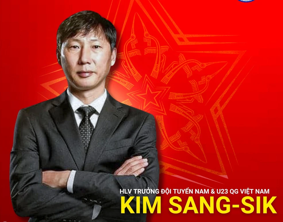 Ông Kim Sang-sik trở thành HLV người Hàn Quốc thứ 2 dẫn dắt đội tuyển Việt Nam