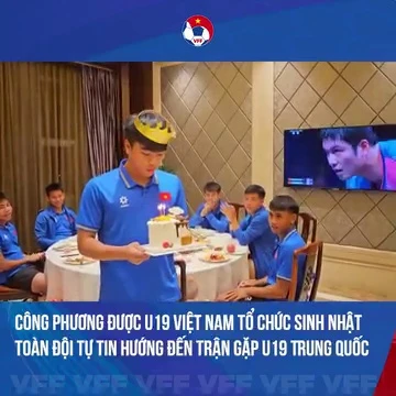 Quà sinh nhật bất ngờ của Công Phương