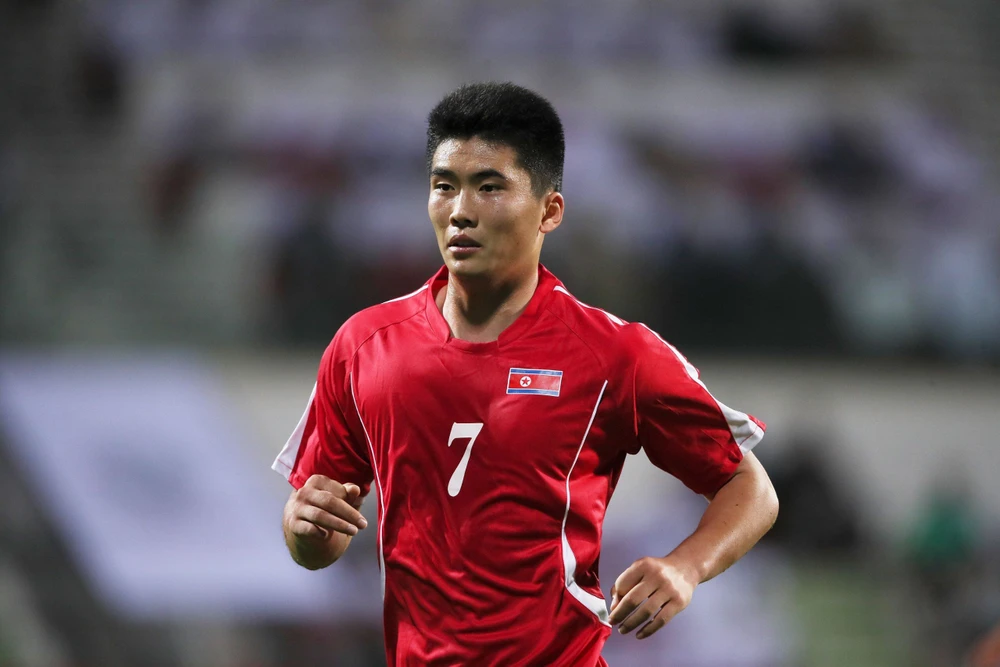 Han Kwang-song cùng các đồng đội thành công đưa CHDCND Triều Tiên vào vòng loại 3