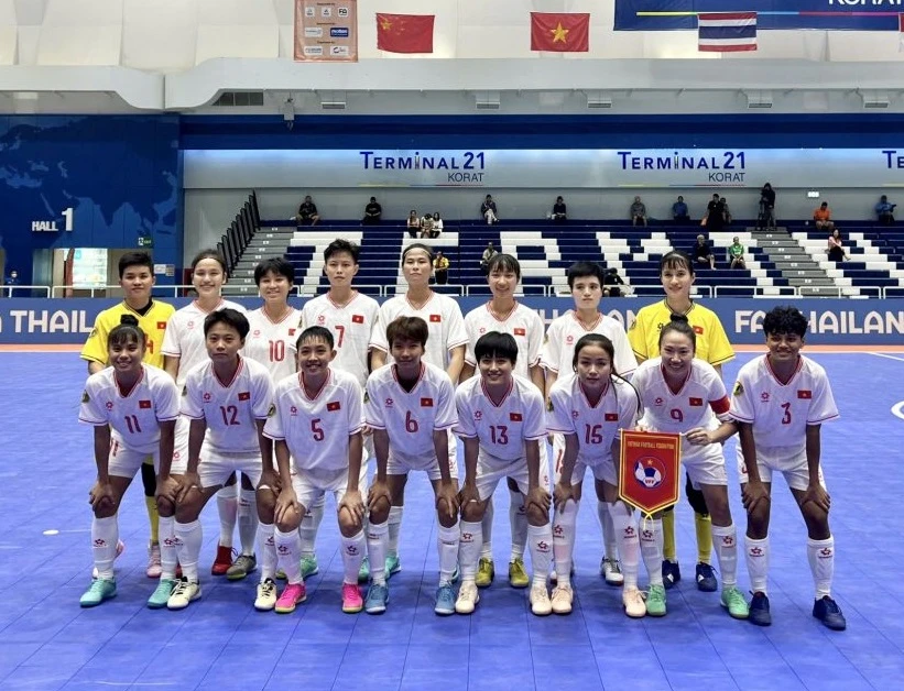 Đội tuyển futsal nữ Việt Nam khởi đầu thuận lợi tại SDF Women’s Futsal Championship 2024