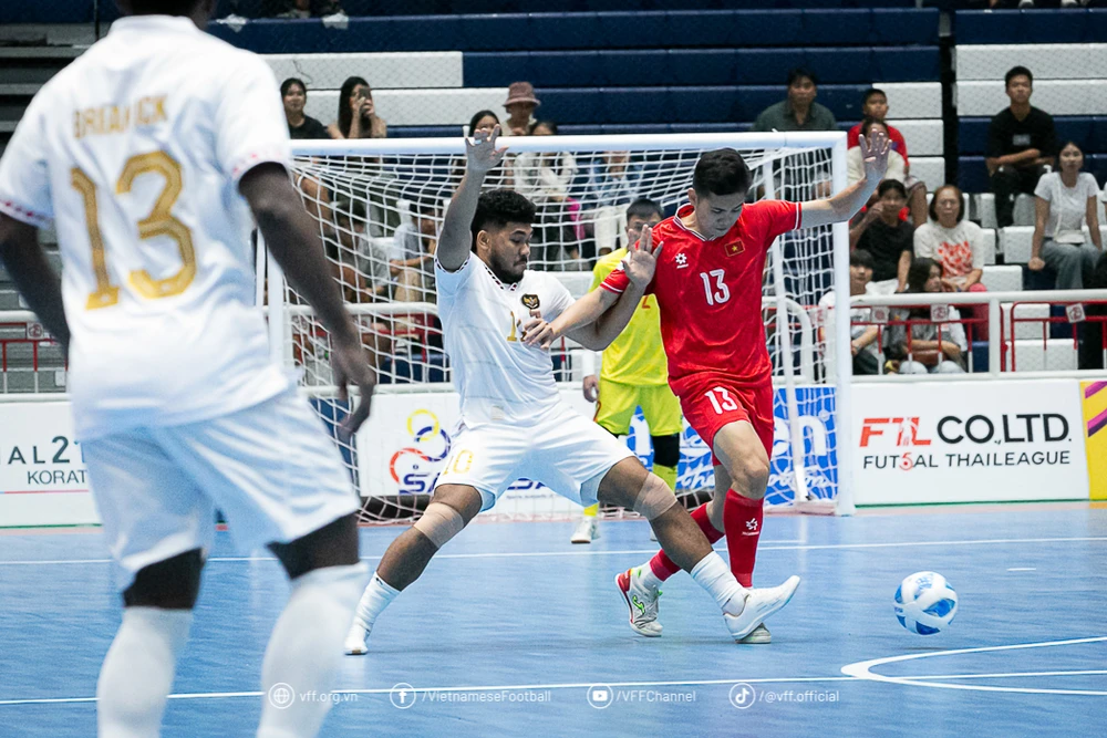 Indonesia vừa thắng Việt Nam trong trận chung kết giải futsal vô địch Đông Nam Á 2024 vào tối 10-11. Ảnh: AFF