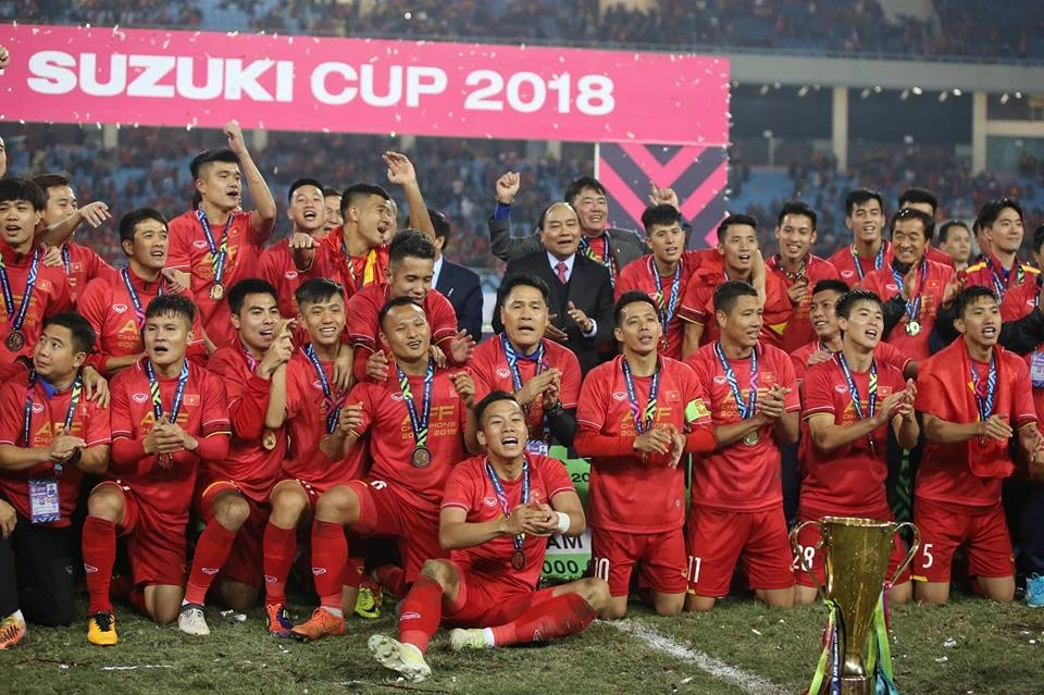 Đội tuyển Việt Nam vô địch AFF Cup 2018. ảnh: VFF