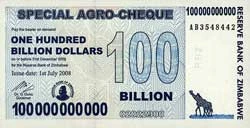 Tờ bạc mệnh giá 100 tỷ đô la của Zimbabwe đã có mặt tại Việt Nam
