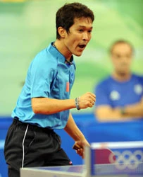 Tay vợt Đoàn Kiến Quốc chia tay Olympic 2008: Sự nỗ lực đáng khen