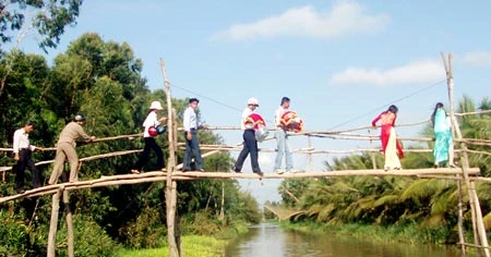 Bến Tre: Còn bộn bề với “cầu tre lắt lẻo...”