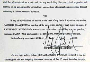 Di chúc của Michael Jackson trao quyền thừa kế bất động sản cho gia đình