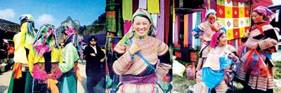 Sắc màu qua “chợ phiên Tây Bắc” của Nguyễn Xuân Khánh