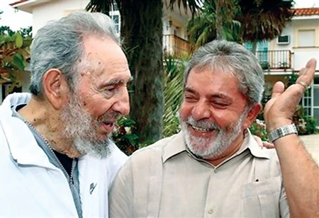 Tổng thống Brazil gặp lãnh đạo Cuba Fidel Castro