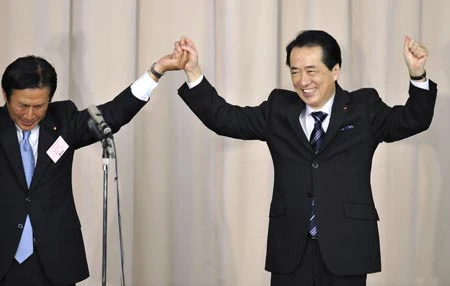 Ông Naoto Kan trở thành thủ tướng mới của Nhật Bản