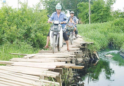 Cầu quá nguy hiểm