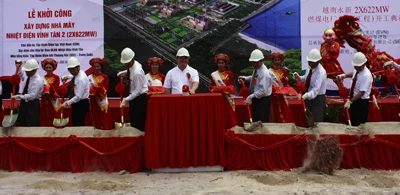 Bình Thuận: Khởi công xây dựng nhà máy nhiệt điện Vĩnh Tân 2
