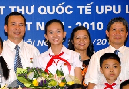 Lần đầu tiên Việt Nam đoạt giải nhất cuộc thi viết thư quốc tế UPU