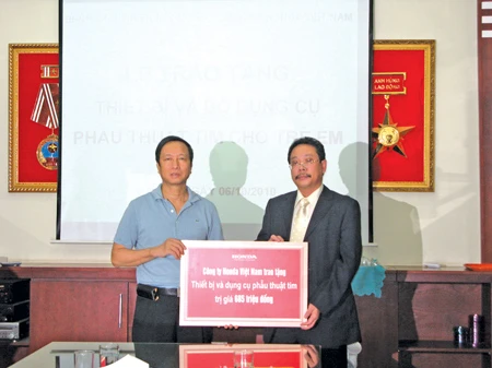 Honda Việt Nam: Tiếp tục đẩy mạnh hỗ trợ y tế và giáo dục
