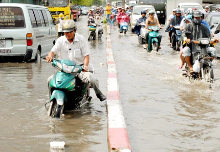 Biến đổi khí hậu chưa là tác nhân quan trọng gây ngập