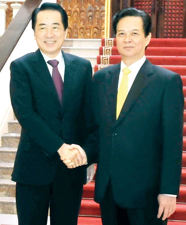 Thủ tướng Nguyễn Tấn Dũng hội đàm với Thủ tướng Naoto Kan: Phát triển toàn diện quan hệ đối tác chiến lược hai nước