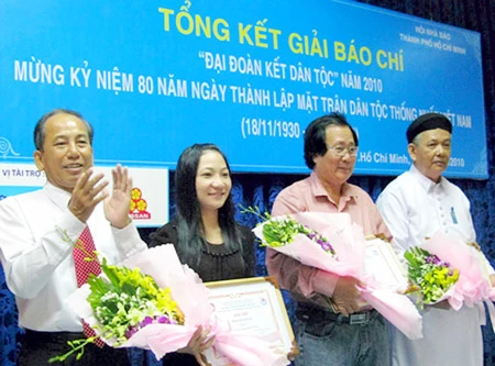 Giải báo chí “Đại đoàn kết dân tộc” năm 2010: Báo SGGP đoạt giải nhất