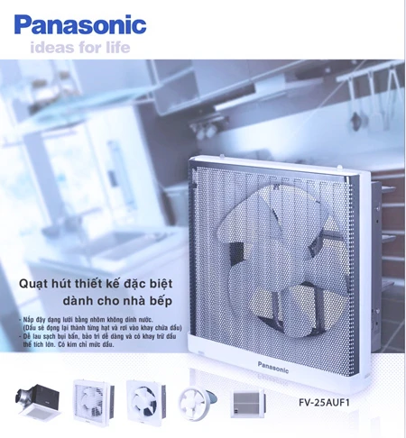 Quạt thông gió Panasonic - Giải pháp tối ưu cho không gian sống của bạn