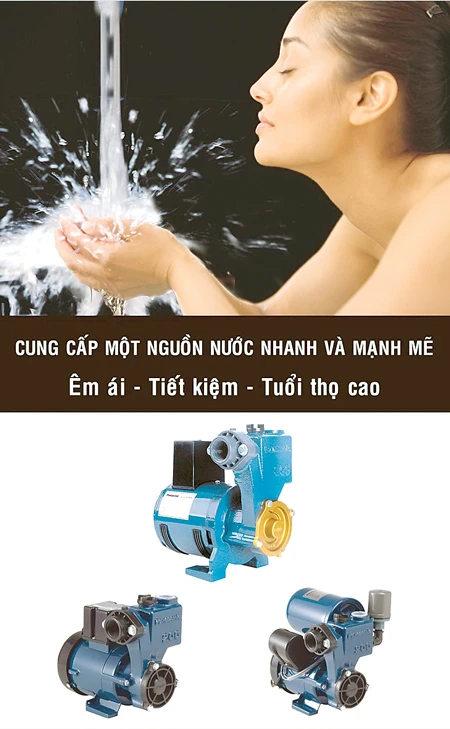 Máy bơm nước chất lượng cao – Nhu cầu thiết yếu của mỗi gia đình