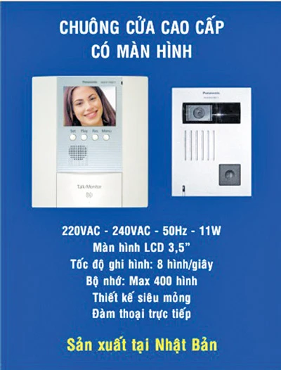 Thời của thiết bị điện cao cấp: Chuông cửa cao cấp nhận diện hình ảnh