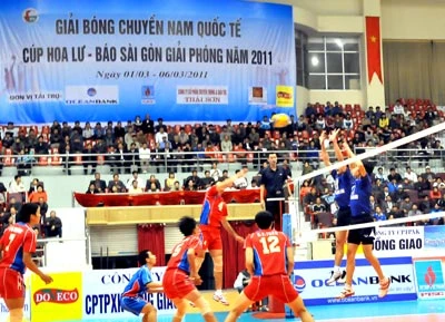 Chung kết giải bóng chuyền nam quốc tế tranh Cúp Hoa Lư - Báo SGGP năm 2011: Long An đăng quang