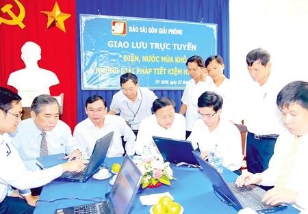 Giao lưu trực tuyến về tiết kiệm điện, nước - Giải pháp = tiết kiệm!