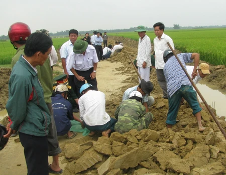 Thừa Thiên-Huế: Thi công đường, phát hiện 16 hài cốt liệt sĩ