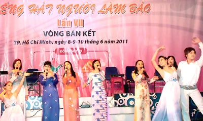 Tiếng hát người làm báo lần 7-2011