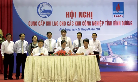 PVGas cung cấp khí LNG cho các KCN tỉnh Bình Dương