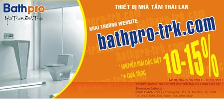 Bathpro với chương trình khuyến mãi đặc biệt