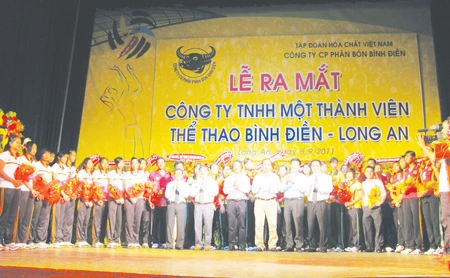 Thành lập Công ty TNHH một thành viên Thể thao Bình Điền- Long An: Bước tiến trong công tác xã hội hóa thể thao của Bình Điền