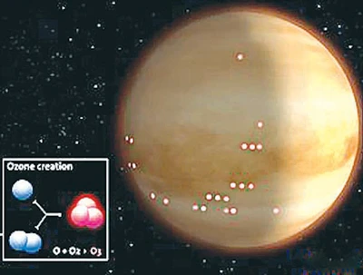 Phát hiện tầng ozone ở sao Kim