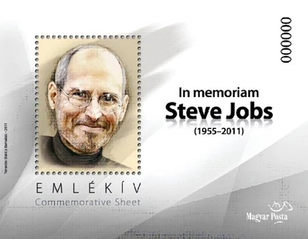 Hungary phát hành tem Steve Jobs