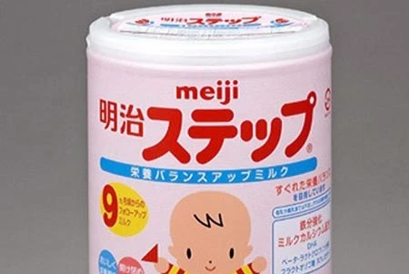 Sữa bột dành cho trẻ em Meiji Step bị nhiễm phóng xạ