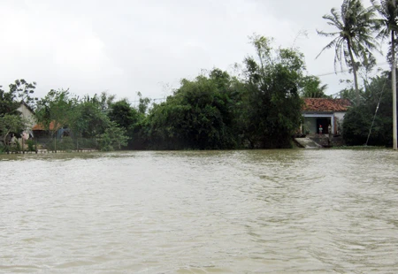 Phú Yên: Lốc xoáy phá hỏng hàng chục nhà dân