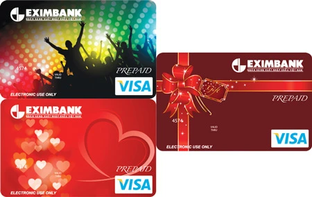 Eximbank ra mắt thẻ trả trước Visa Prepaid