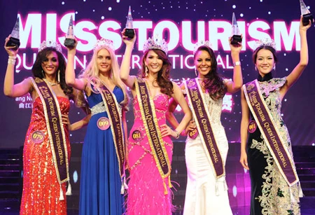 Người đẹp Thái Lan đoạt vương miện cuộc thi Nữ hoàng Du lịch Quốc tế 2011