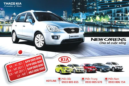 Kia Carens, dòng xe đồng hành cùng gia đình