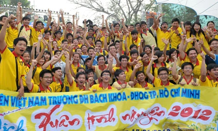 Hôm nay, 5-1, lễ ra quân chiến dịch Xuân tình nguyện 2012 của sinh viên, học sinh