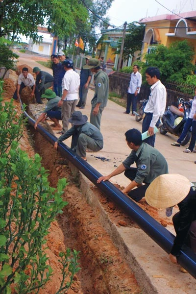 Chung tay vì nguồn nước sạch cho cộng đồng