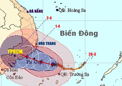 Bão số 1 gây mưa to ở Đông Nam bộ - Gần 300 nhà bị lốc xoáy tàn phá