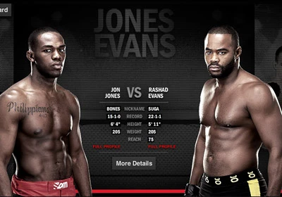 Jon Jones - Rashad Evans: Song long đại chiến