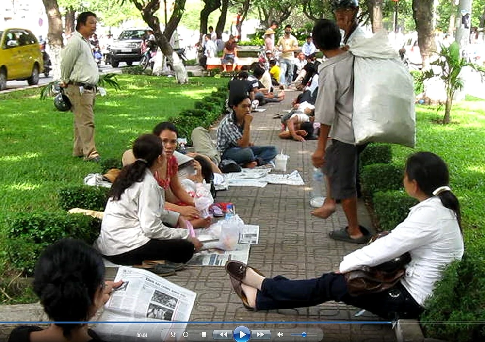 “Nhà chờ” trong công viên