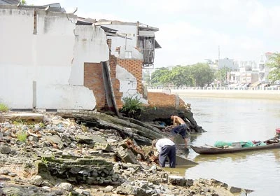 TPHCM: Nhiều công trình phòng chống sạt lở