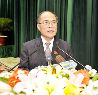 Phát biểu Khai mạc Kỳ họp thứ ba, Quốc hội khóa XIII của Chủ tịch Quốc hội Nguyễn Sinh Hùng