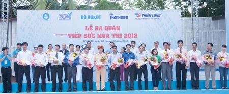 Tiếp sức mùa thi 2012: Lễ ra quân tại thành phố Hồ Chí Minh