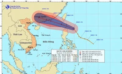 Các tỉnh, thành phố ven biển từ Quảng Ninh đến Bình Định cần chủ động đối phó với cơn bão Doksuri