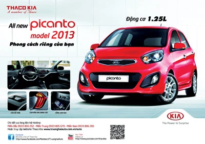 Đẳng cấp hơn với All New Model 2013 Kia Picanto