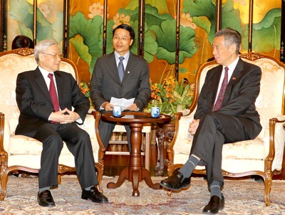 Tổng Bí thư Nguyễn Phú Trọng thăm Cộng hòa Singapore - Nâng quan hệ hai nước lên tầm đối tác chiến lược